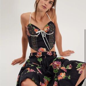 Free People Luca Set - Black/Floral